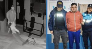 Aberrante: Un hombre golpeo salvajemente a su expareja en un gimnasio, fue detenido