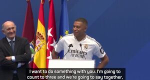 Finalmente Kylian Mbappé fue presentado como nuevo refuerzo estrella del Real Madrid