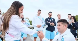 Una propuesta Olímpica: Un atleta argentino le pidió matrimonio a una de las leonas