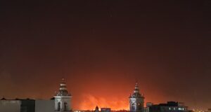 Fuertes vientos y alerta por los incendios en zona sur