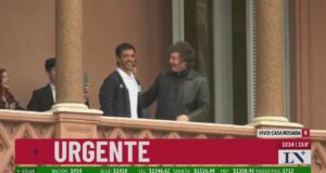 «Maligno» Torres llegó al país y se reunió con Javier Milei en la Casa Rosa