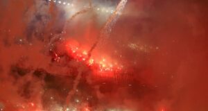 Clausuran el estadio de River Plate tras el uso de bengalas en el partido contra Mineiro