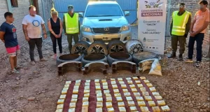 Imputan y dictan prisión preventiva a pareja en Salta por ocultar 58 kilos de cocaína en una camioneta