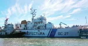 Hallan muerto a un joven dentro de un buque de Prefectura en Ingeniero White