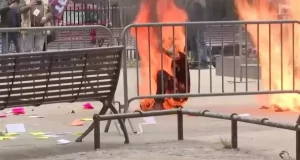 Inhalaba nafta, quiso encender un cigarro y se prendió fuego: está internado