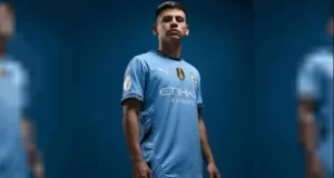 Manchester City presentó oficialmente a Claudio Echeverri