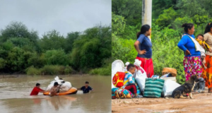 Inician la construcción del alambrado en Aguas Blancas mientras que persiste la falta de asistencia a damnificados por la crecida del río Pilcomayo