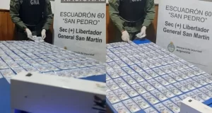 Ocultaban más de 11 mil dólares falsos bajo la ropa y fueron descubiertas en la Ruta 34