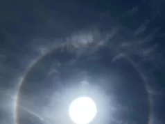 Un halo solar sorprendió a vecinos de San José de Metán y generó asombro en redes