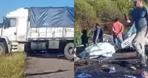 Choque fatal en la ruta 5 cerca de Las Lajitas