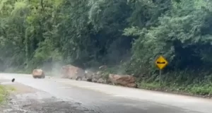 Alertan por derrumbes sobre la ruta 9 en la previa del Festival de la Chicha en La Caldera