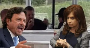 Sáenz nervioso quiso desligarse de la causa en la que fue nombrado por Cristina Kirchner, pero figura en el expediente