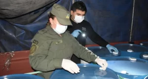 35 toneladas de químico ilegal: frenan un sospechoso envío en la frontera